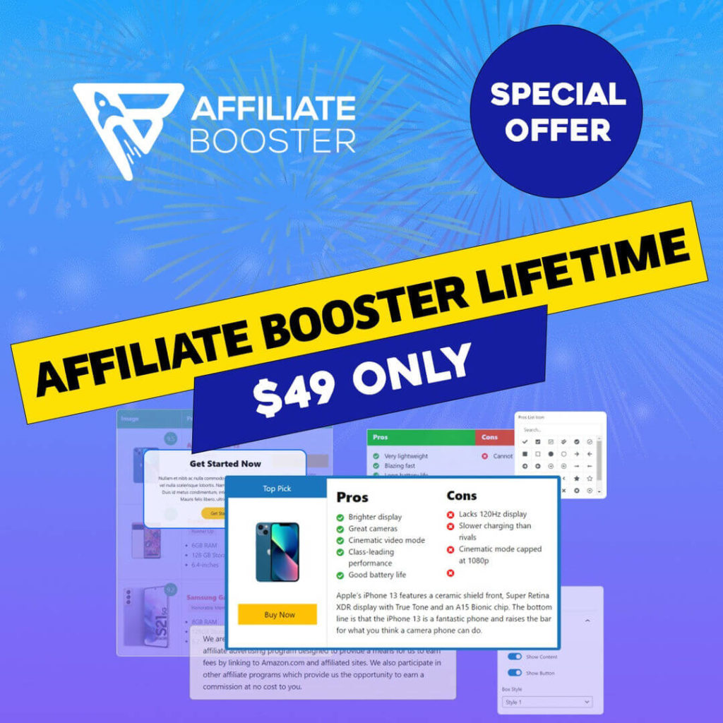 Affiliate Booster- FLAT 30% OFF