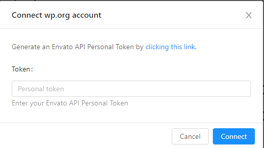 Add envato token