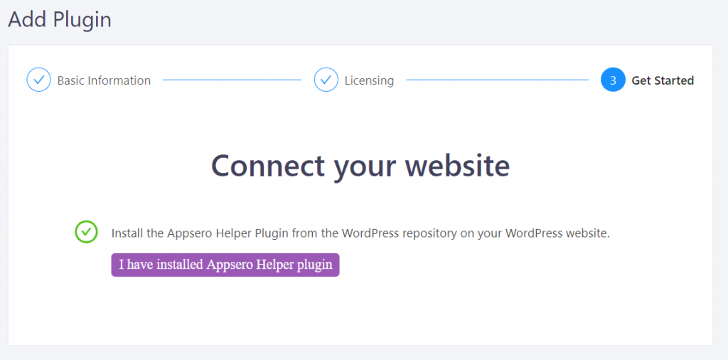 Appsero helper plugin