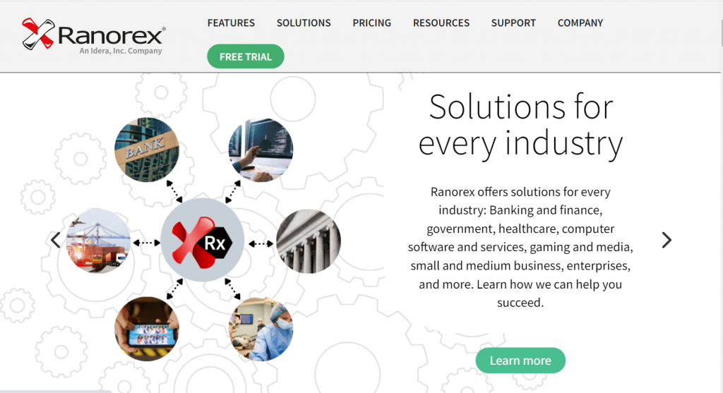  Ranorex- Solutions for Every Industry