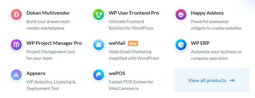 wedevs wordpress plugin