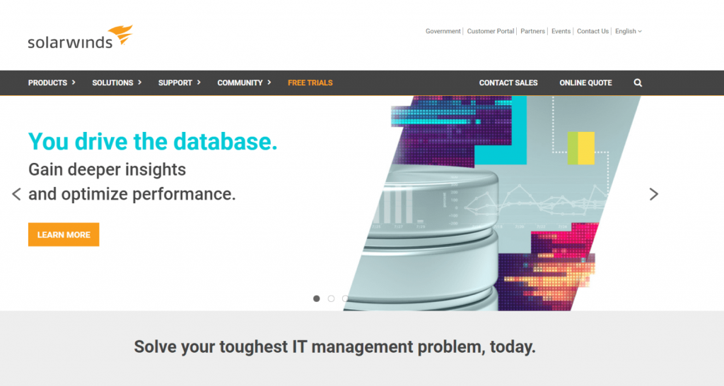 Solarwinds- web application monitoring tool