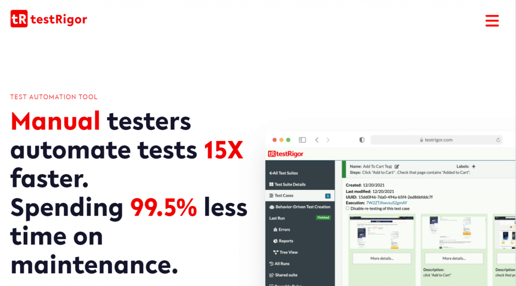 testRigor- Redefine Automated Testing