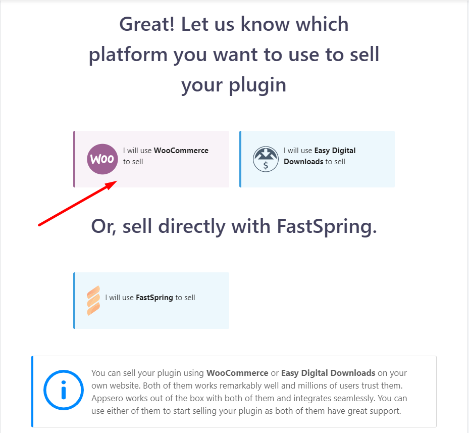 WooCommerce as your selling platform