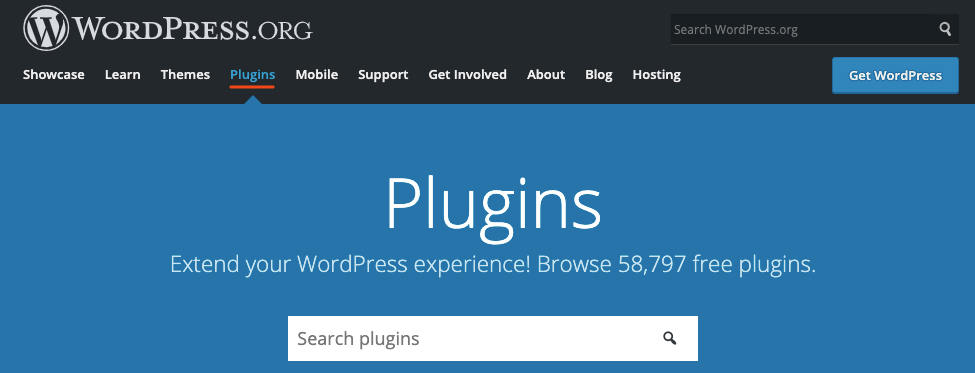 Plugins in WordPress.org