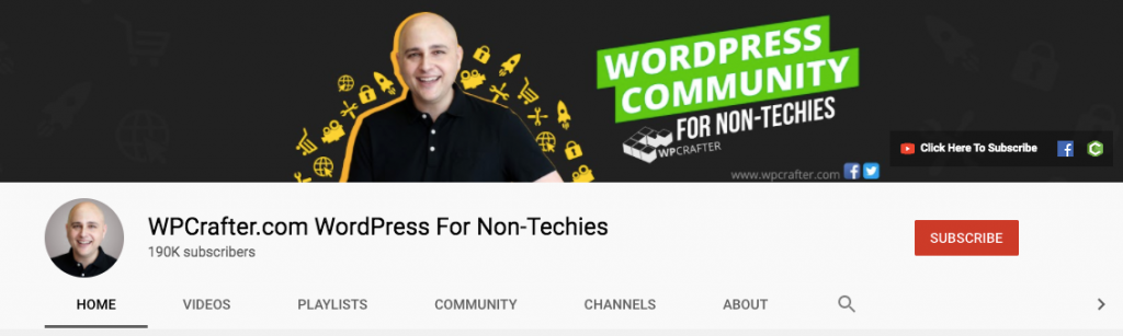 YouTube Channels For WordPress users