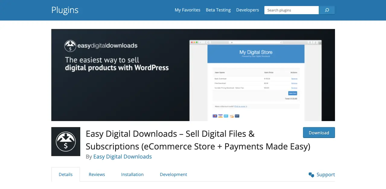 Easy Digital Downloads plugin