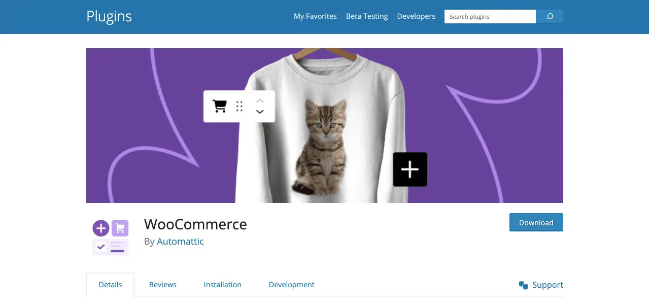 WooCommerce plugin